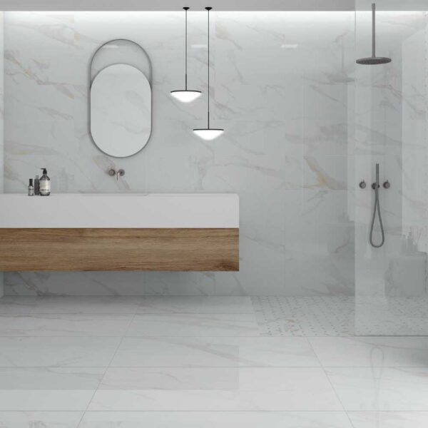 Calacatta Gold Basketweave Matte