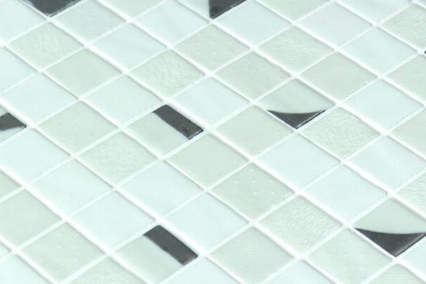 White/ Silver 1X1 Glossy