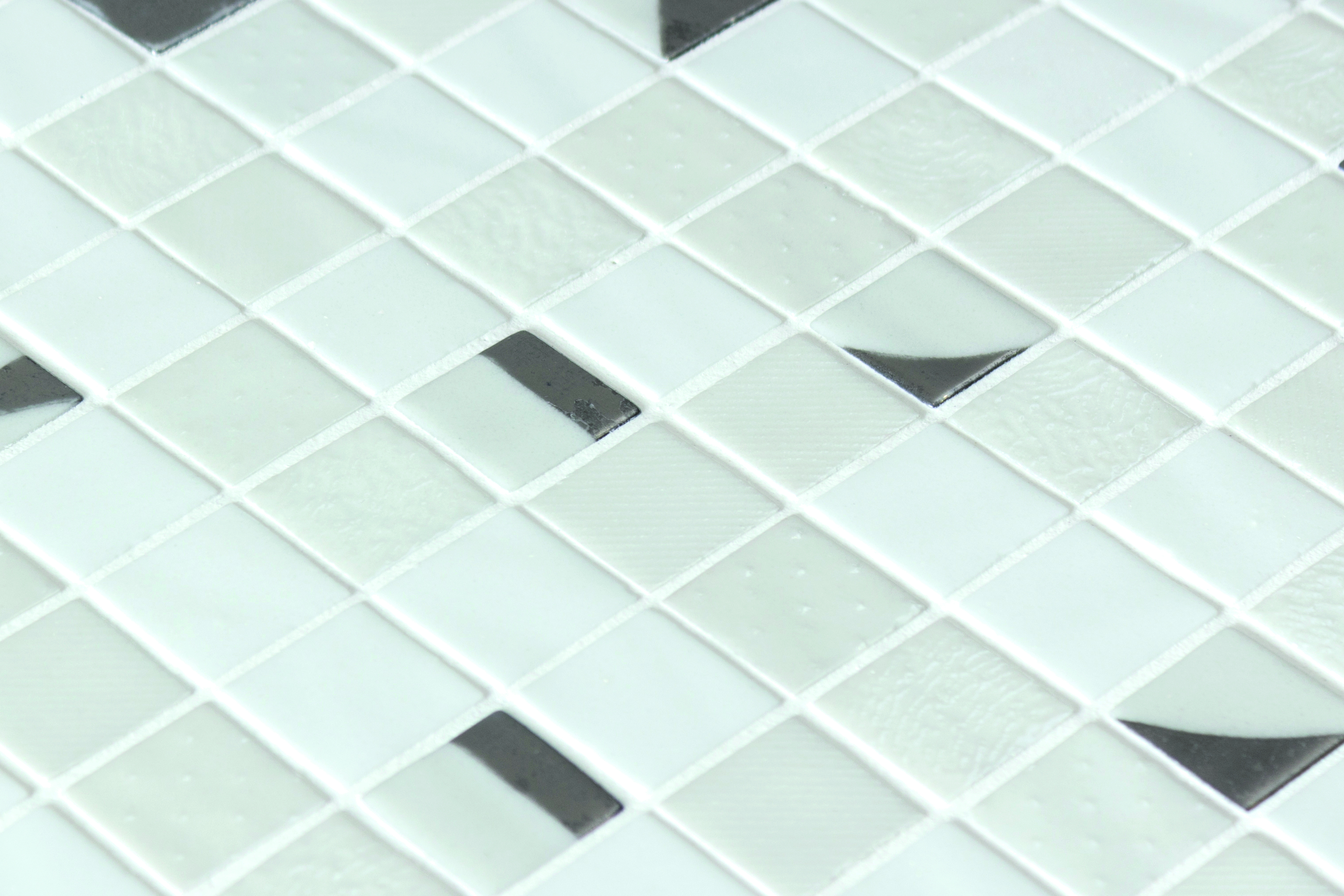 White/ Silver 1X1 Glossy