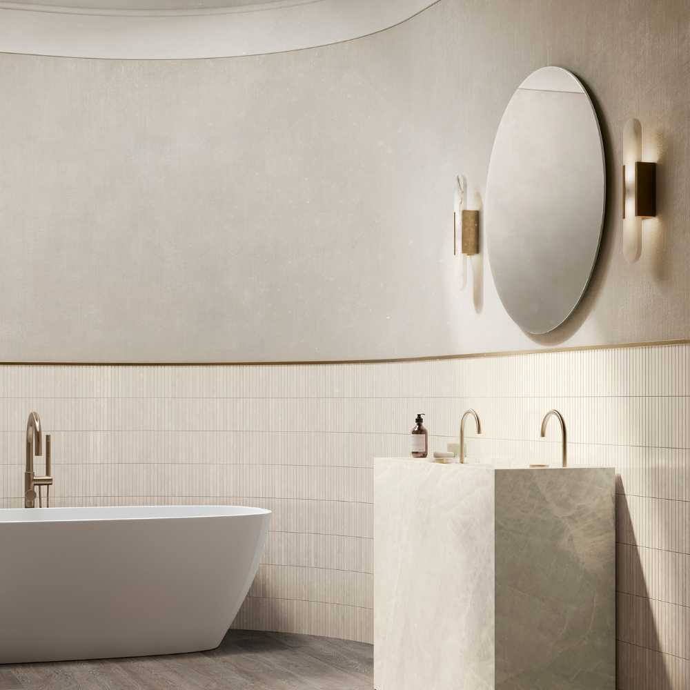 Avorio Kitkat Mosaic Satin